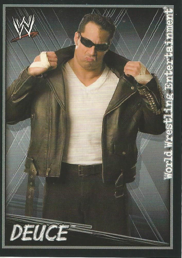 WWE Topps Superstars Uncovered 2007 Sticker Deuce #160