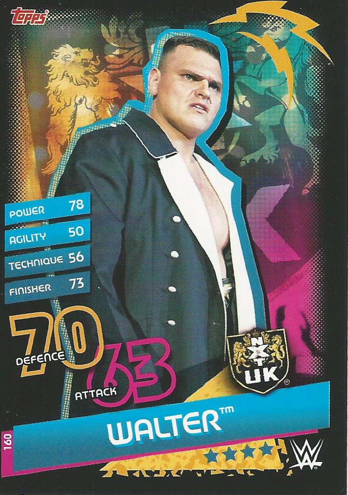WWE Topps Slam Attax Reloaded 2020 Walter #160 NXT UK