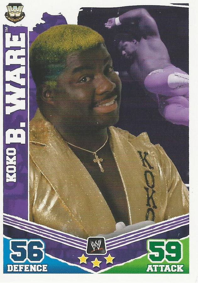 WWE Topps Slam Attax Mayhem 2010 Koko B Ware #161