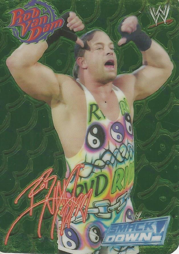 WWE Smackdown 2004 Tesla Rob Van Dam Foil #57