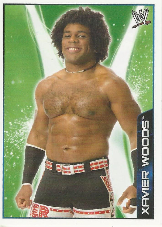 WWE Topps A-Z Sticker Collection 2014 Xavier Woods #161
