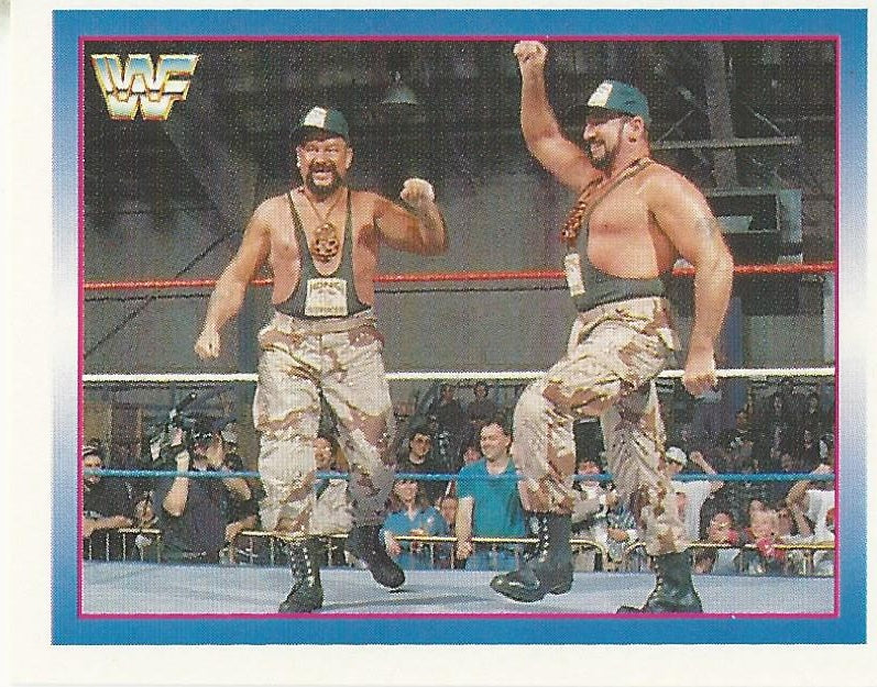 WWF Merlin Stickers 1995 Bushwhackers #161