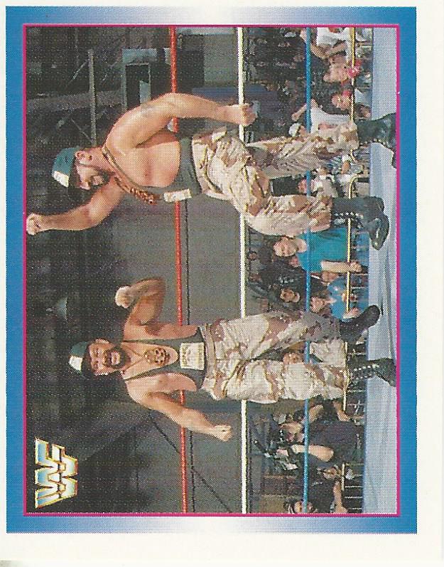 WWF Merlin Stickers 1995 Bushwhackers #161