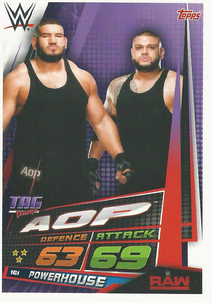 WWE Topps Slam Attax Universe 2019 Rezar and Akam #161