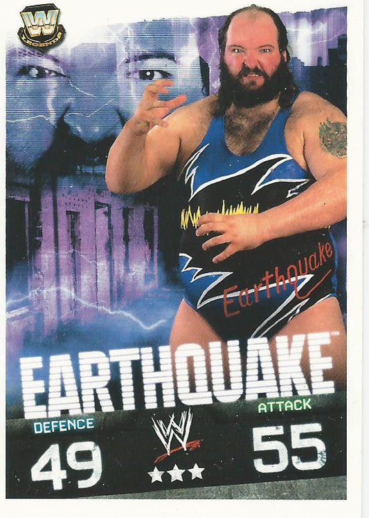 WWE Topps Slam Attax Evolution 2010 Earthquake #161