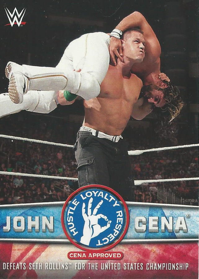 WWE Topps Then Now Forever 2017 John Cena 40 of 40 trading card PW Catalog
