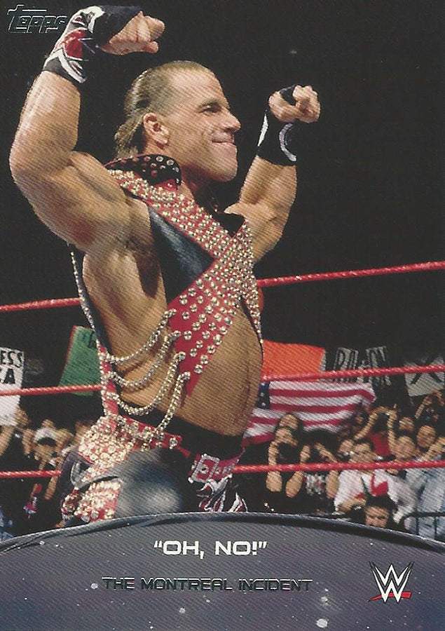 WWE Topps 2015 Shawn Michaels 1 of 10 trading card PW Catalog
