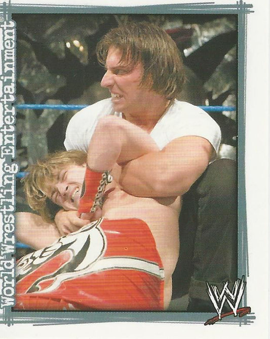 WWE Topps Superstars Uncovered 2007 Sticker Domino #161