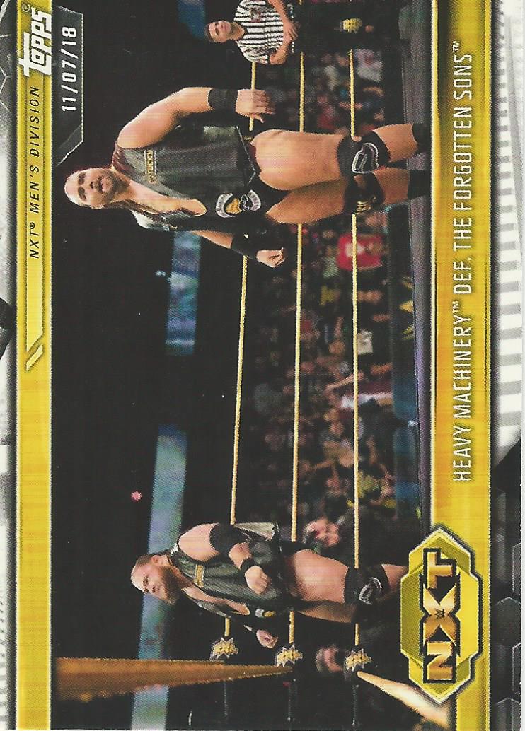 WWE Topps NXT 2019 Otis and Tucker #61