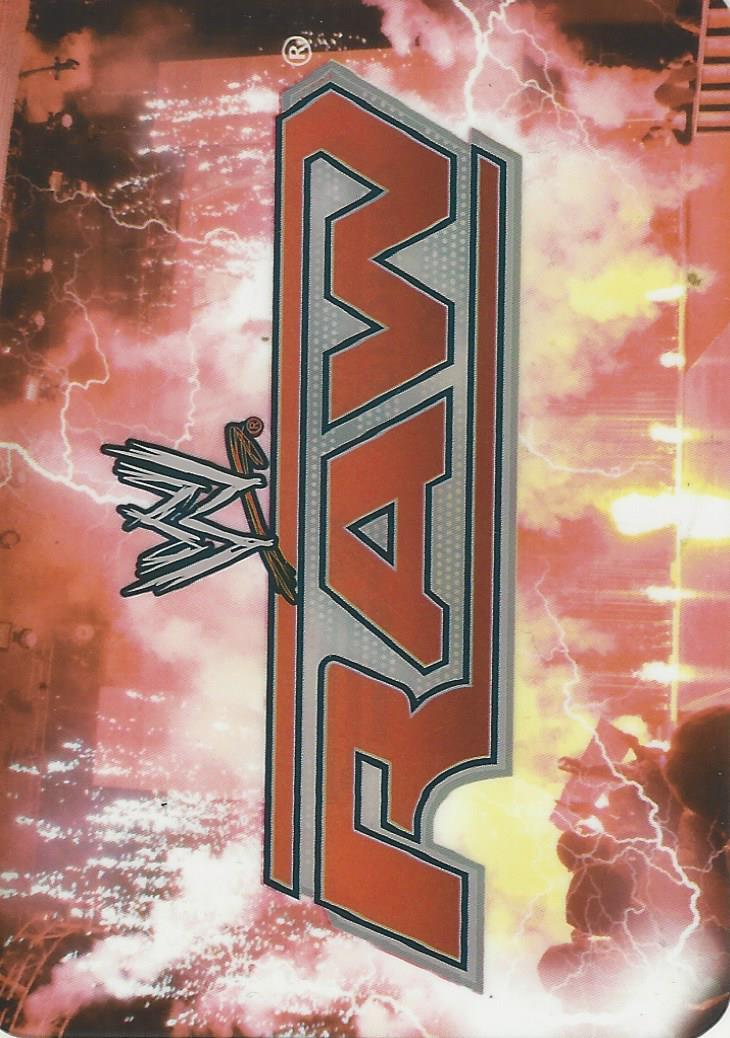 WWE Edibas Lamincards 2008 Raw Logo #161