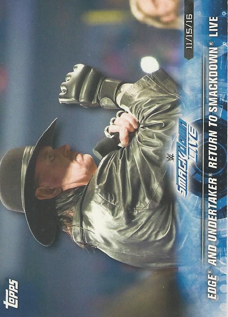 WWE Topps Road to Wrestlemania 2018 Undertaker #61