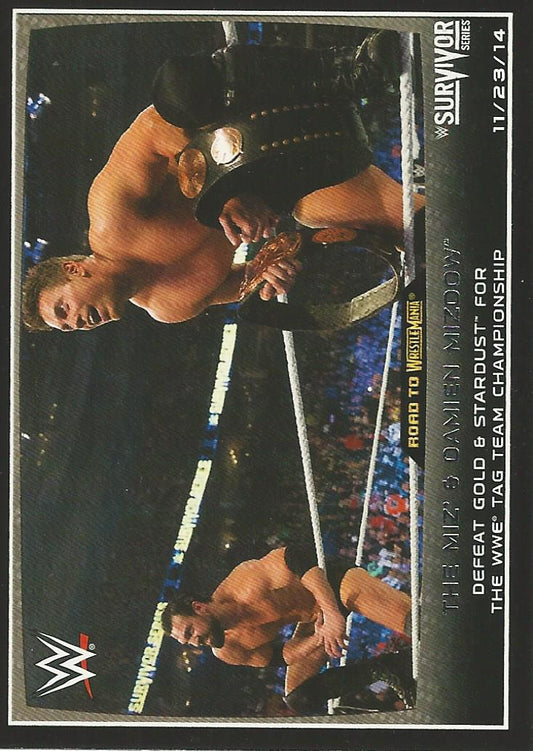 WWE Topps Road to Wrestlemania 2015 The Miz and Damien Sandow #61