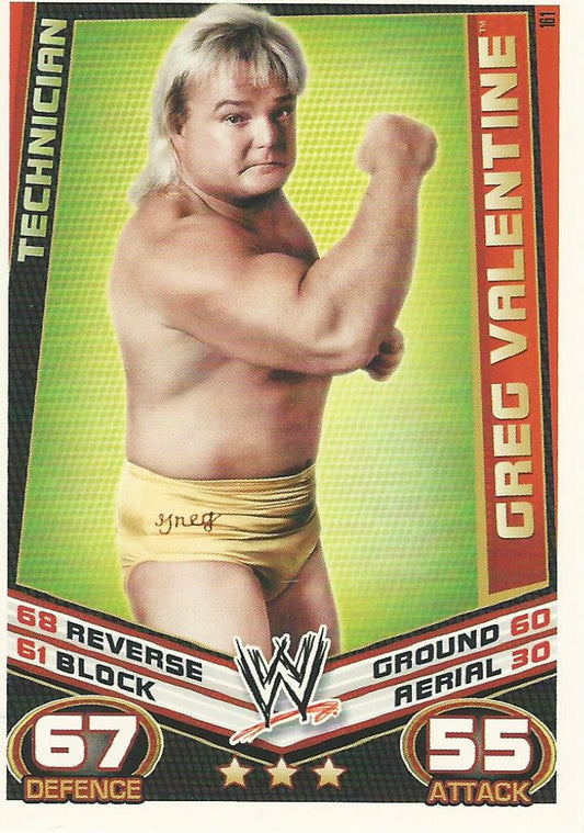 WWE Topps Slam Attax Rebellion 2012 Greg Valentine #161