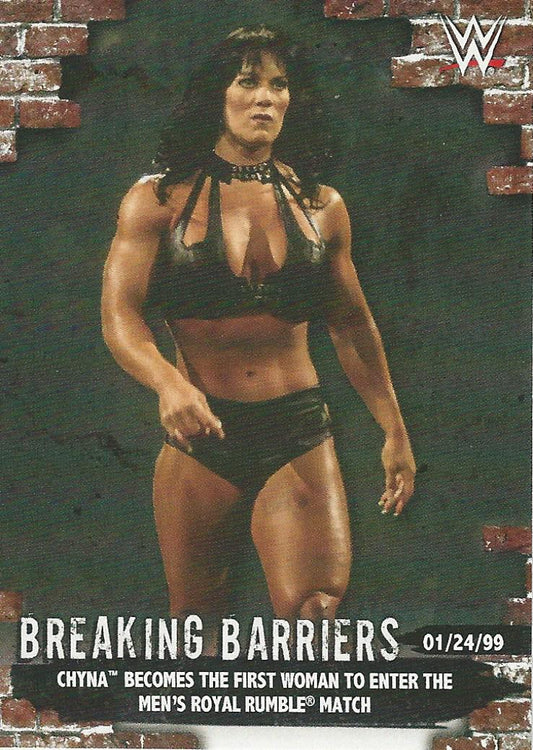 WWE Topps Women Division 2020 Chyna BB-1 trading card PW Catalog