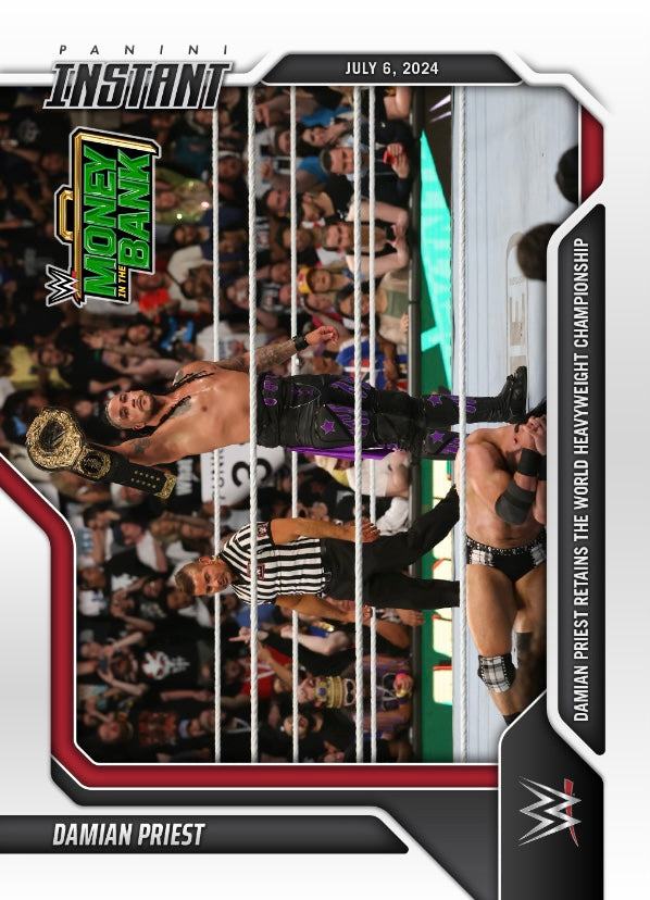 Damian Priest – Damian Priest Retains the World Heavyweight Championship trading card PW Catalog