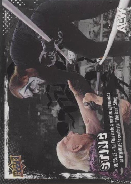 10/25/23 – RIC Flair Made a Surprise Appearance at Dynamite to Celebrate “the Icon” Sting