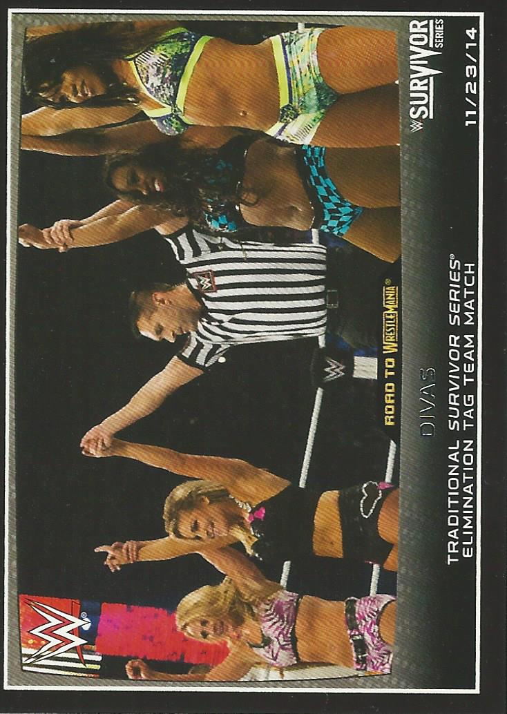 WWE Topps Road to Wrestlemania 2015 Naomi Natalya Alicia Fox and Emma #62