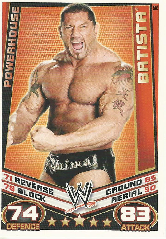 WWE Topps Slam Attax Rebellion 2012 Batista #162