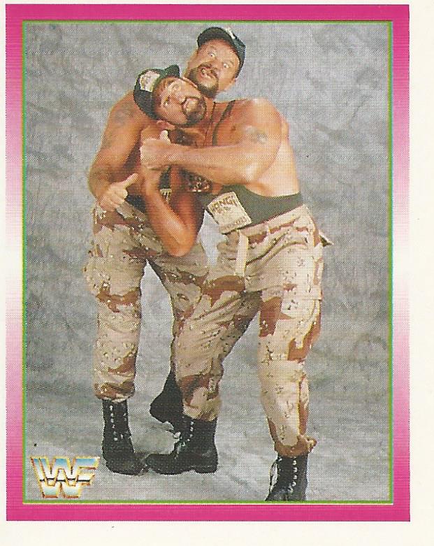 WWF Merlin Stickers 1995 Bushwhackers #162