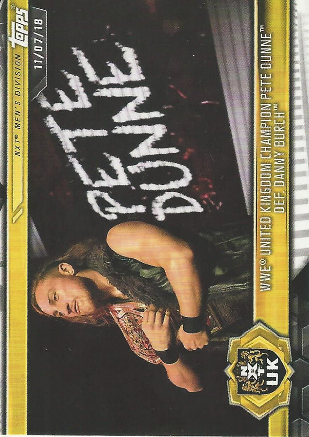 WWE Topps NXT 2019 Pete Dunne #62