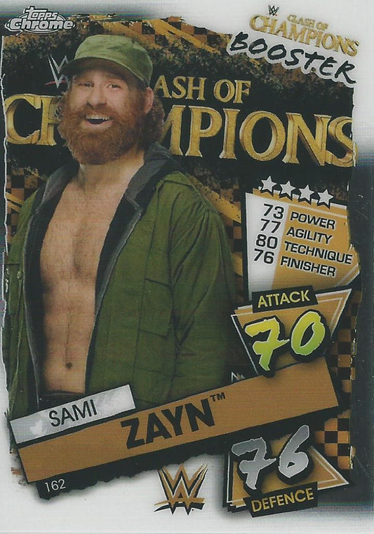 WWE Topps Slam Attax Chrome 2021 Sami Zayn #162