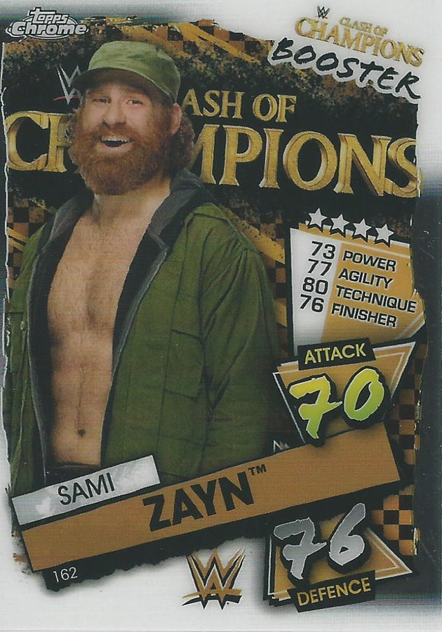 WWE Topps Slam Attax Chrome 2021 Sami Zayn #162