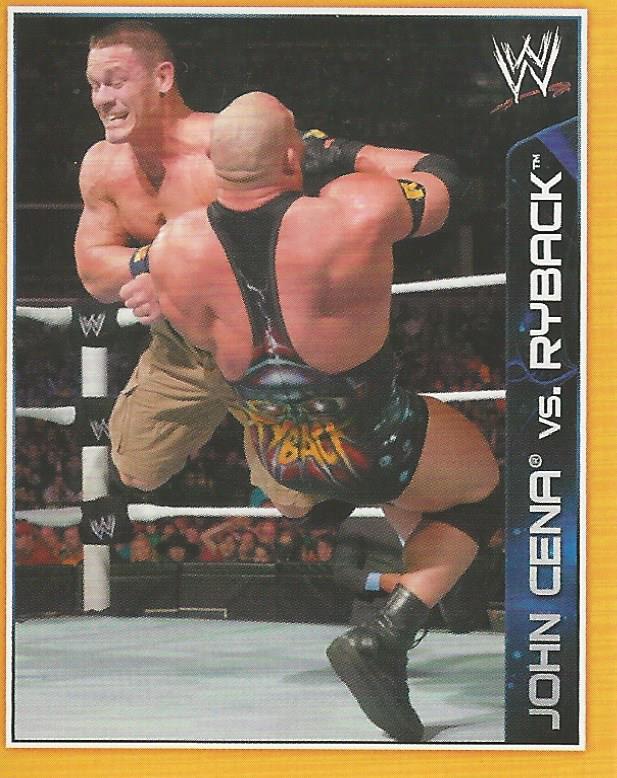 WWE Topps A-Z Sticker Collection 2014 John Cena vs Ryback #162