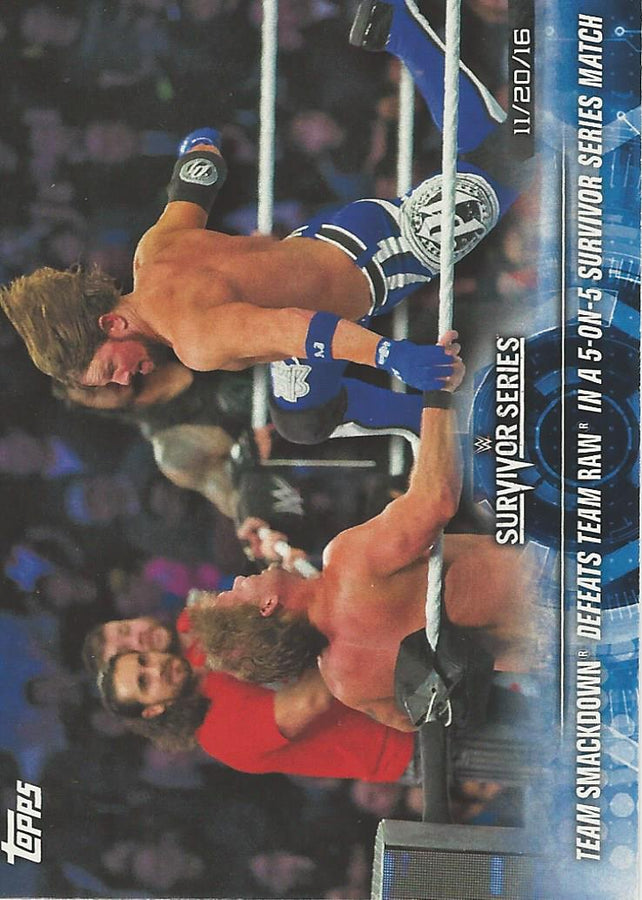 WWE Topps Road to Wrestlemania 2018 AJ Styles #62