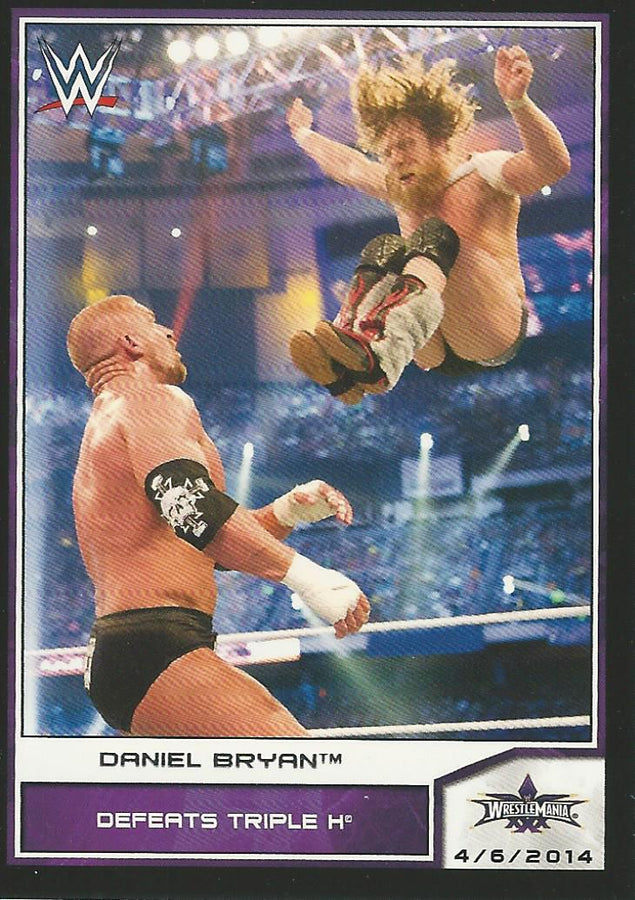 WWE Topps Road to Wrestlemania 2014 Daniel Bryan #102
