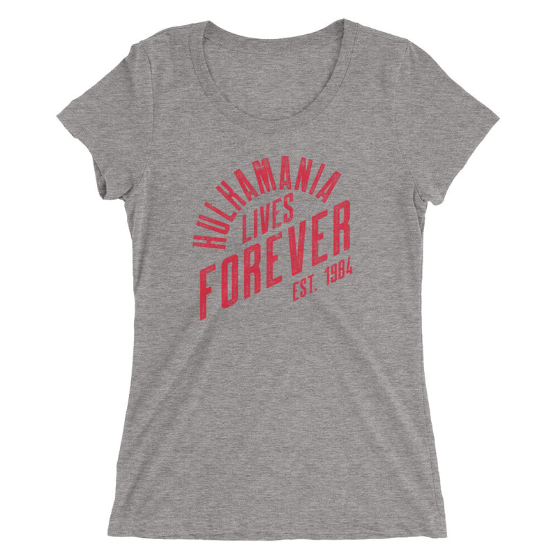 Hulk Hogan "Hulkamania Lives Forever" Women's Tri-Blend T-Shirt T-Shirt PW Catalog
