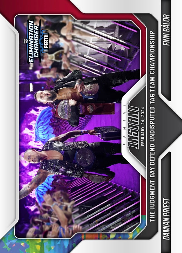 Damian Priest / Finn Balor – the Judgement Day Defend Undisputed TAG Team Championship trading card PW Catalog