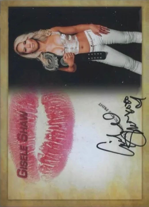 Gisele Shaw trading card PW Catalog