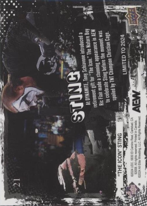 10/25/23 – RIC Flair Made a Surprise Appearance at Dynamite to Celebrate “the Icon” Sting