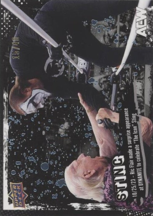10/25/23 – RIC Flair Made a Surprise Appearance at Dynamite to Celebrate “the Icon” Sting
