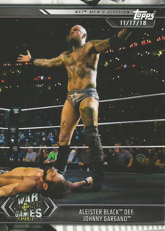 WWE Topps NXT 2019 Aleister Black #63