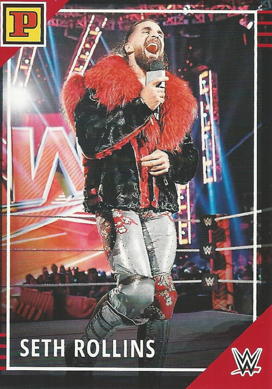 WWE Panini Debut Edition 2022 Seth Rollins Red #76