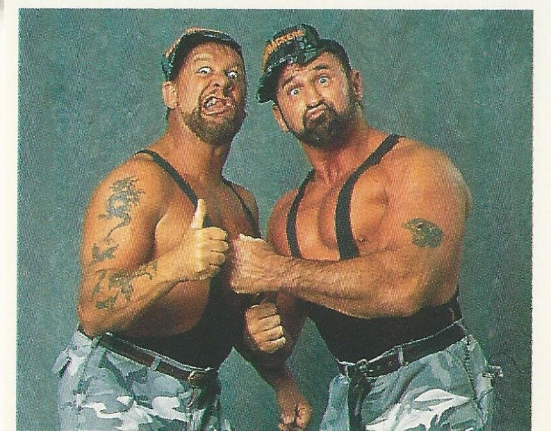 WWF Merlin Stickers 1991 Bushwhackers #163