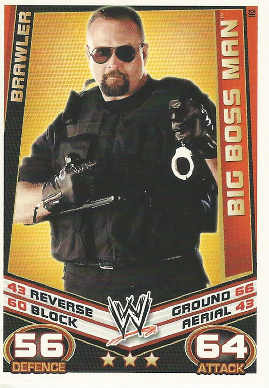 WWE Topps Slam Attax Rebellion 2012 Big Boss Man #163
