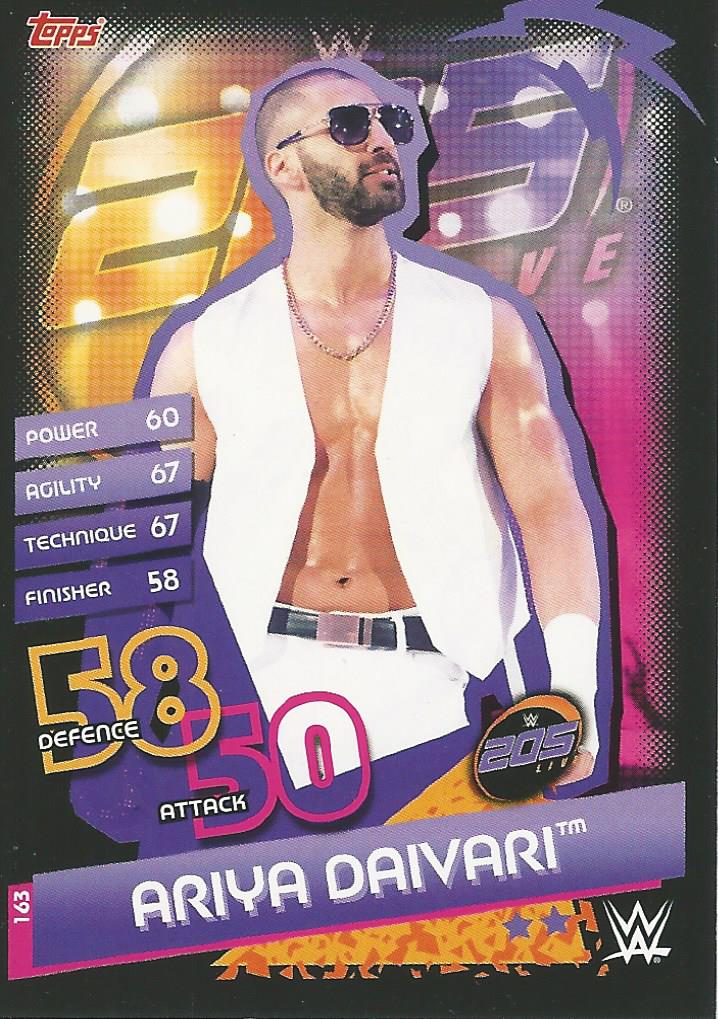 WWE Topps Slam Attax Reloaded 2020 Ariya Daivari #163