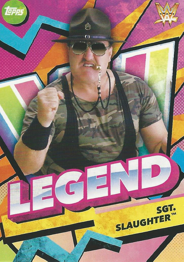 Topps WWE Superstars 2021 Sgt Slaughter #163