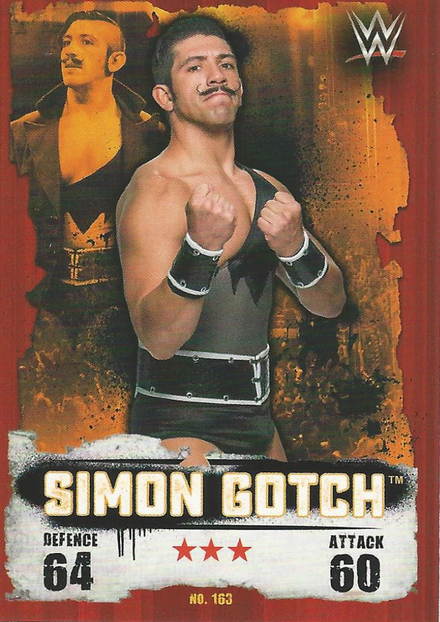 WWE Topps Slam Attax Takeover 2016 Simon Gotch #163