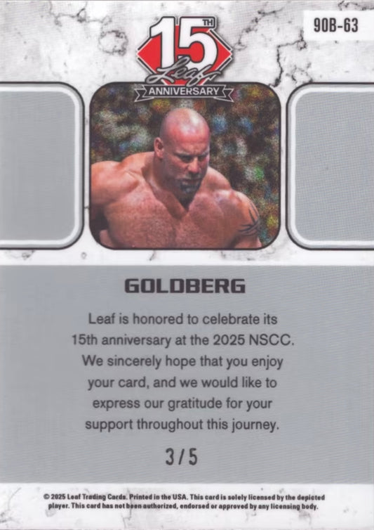 Goldberg trading card PW Catalog