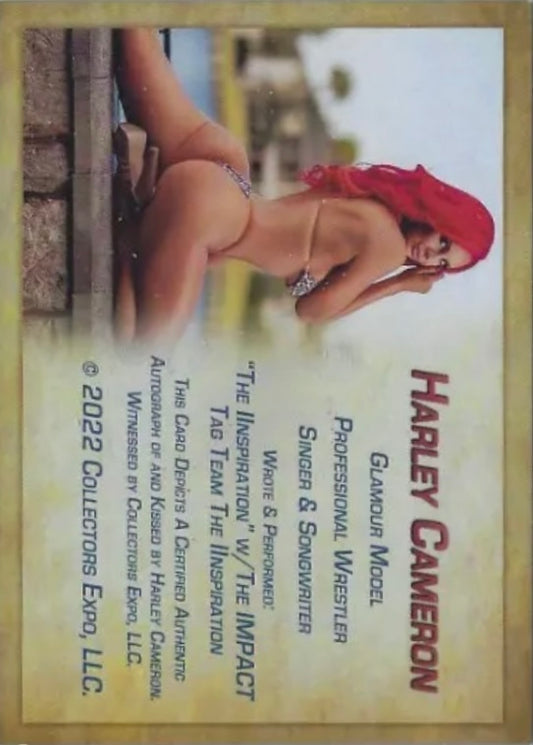 Harley Cameron trading card PW Catalog