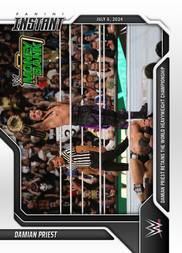 Damian Priest – Damian Priest Retains the World Heavyweight Championship trading card PW Catalog
