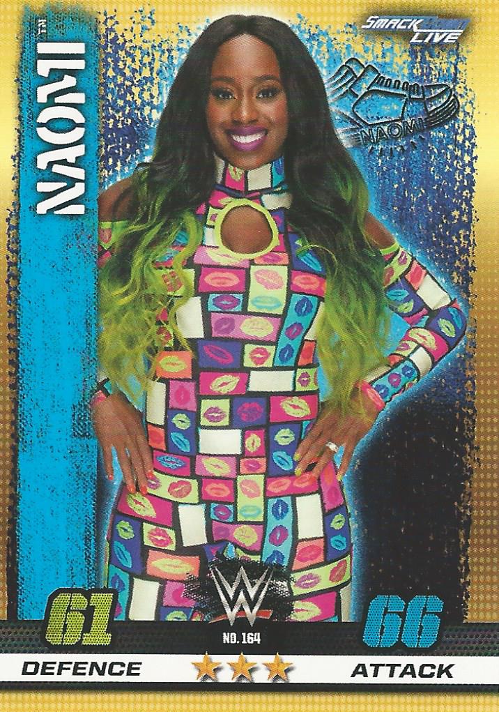 WWE Topps Slam Attax 10th Edition 2017 Naomi #164