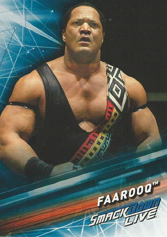 WWE Topps Smackdown 2019 Faarooq #74