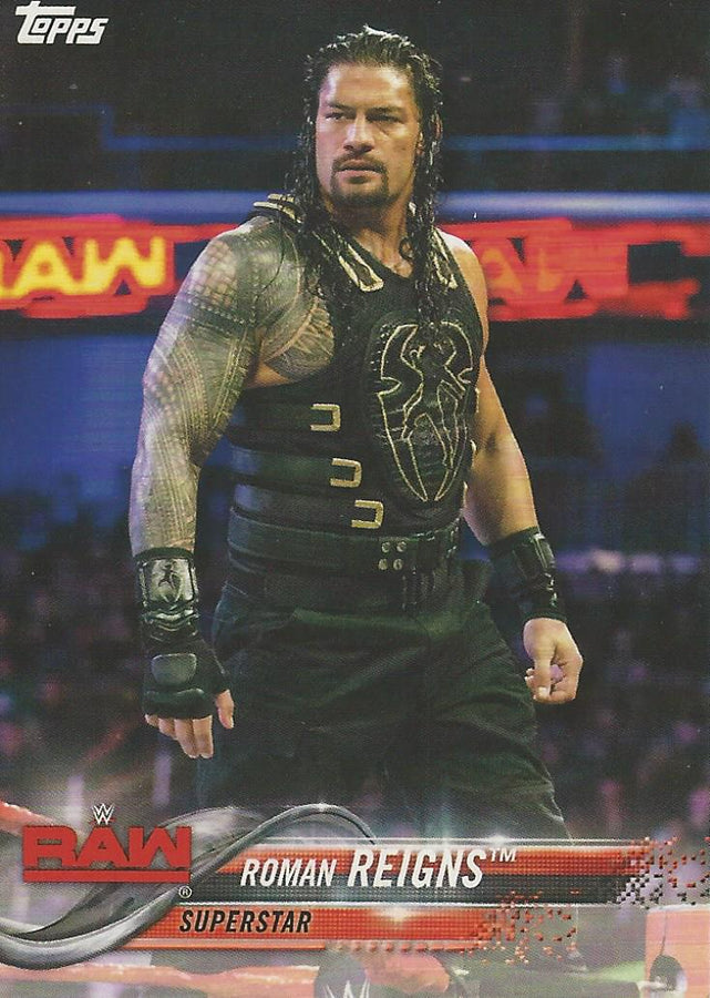 WWE Topps Then Now Forever 2018 Roman Reigns #164