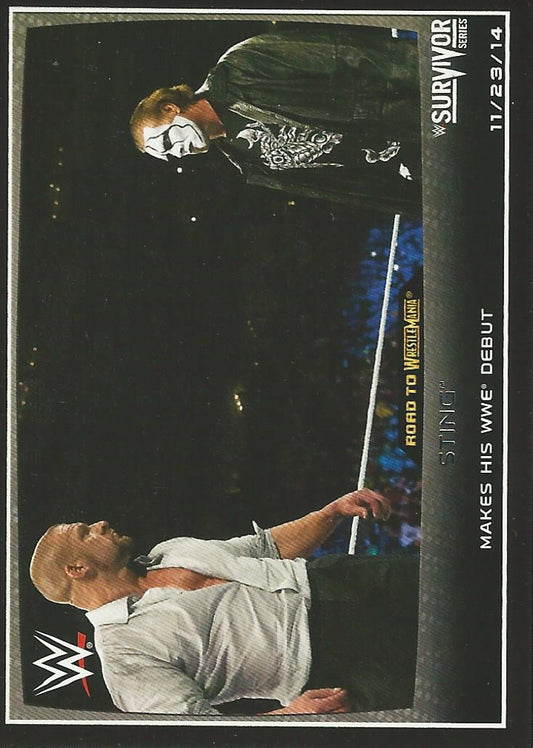 WWE Topps Road to Wrestlemania 2015 Sting and Triple H #64