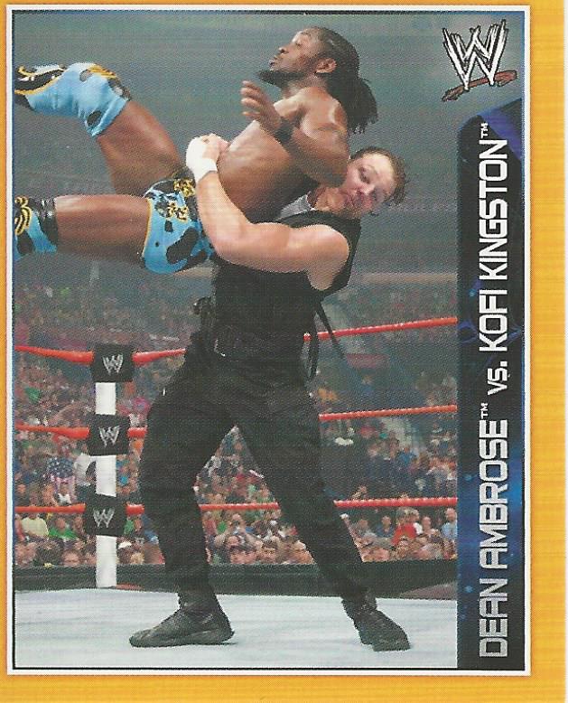 WWE Topps A-Z Sticker Collection 2014 Dean Ambrose #164