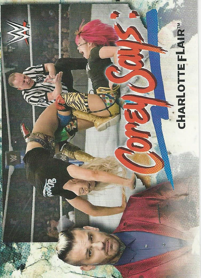 WWE Topps Smackdown 2019 Charlotte Flair CG-6 trading card PW Catalog